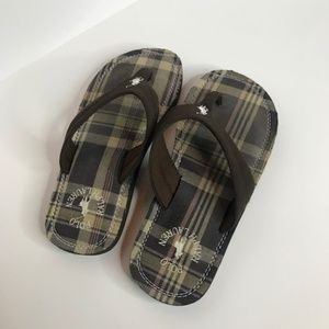 Polo Ralph Flip Flops Size 4